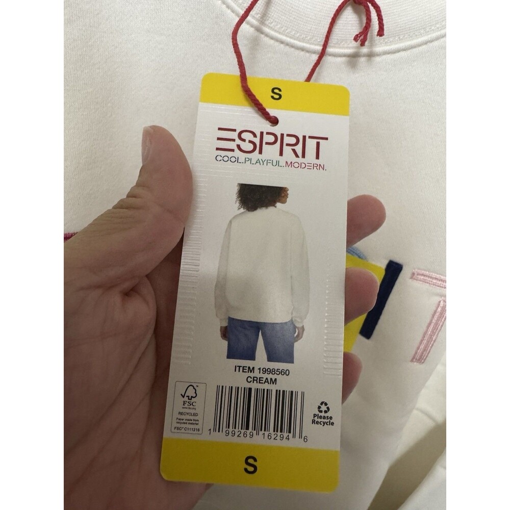 NWT Costco Esprit Women's Logo Crew Neck Pullover Sweatshirt | Set of 3 | Size S - Picture 5 of 13